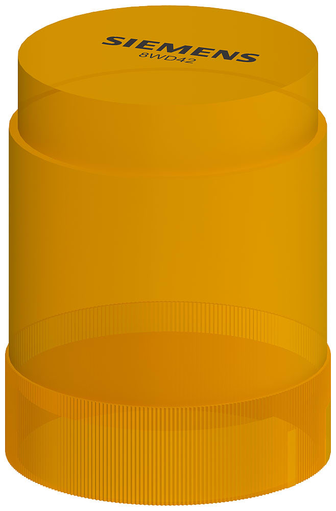 SIEMENS - SIE8WD42205BD Elemento luce lampeggiante, con LED integrato, giallo, AC/DC 24 V, diametro 50 mm