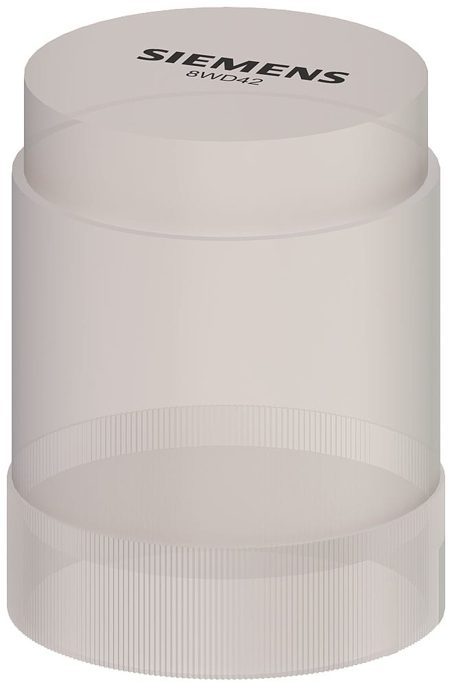 SIEMENS - SIE8WD42205BE Elemento luce lampeggiante, con LED integrato, trasparente, AC/DC 24 V, diametro 50 mm