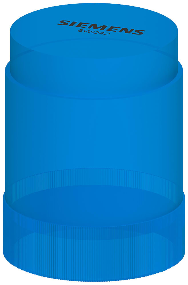 SIEMENS - SIE8WD42205BF Elemento luce lampeggiante, con LED integrato, blu, AC/DC 24 V, diametro 50 mm
