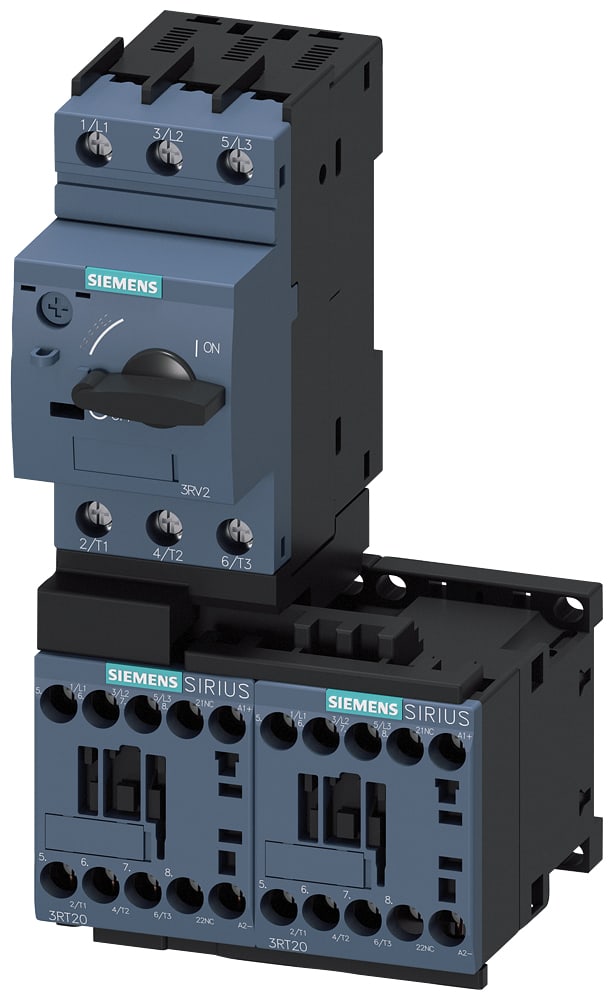 SIEMENS - SIE3RA22100FA152BB4 Partenza, avviatore invertitore, S00, 0,35 ... 0,5 A, DC 24 V, 150 kA