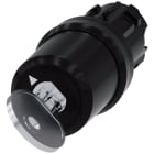 SIEMENS - SIE3SU10005SF010AA0 Selettore a chiave Siemens, B, 22 mm, rotondo, in plastica, estrazione chiave O