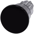 SIEMENS - SIE3SU10501BA100AA0 Pulsante, 22 mm, rotondo, in metallo lucido, colore nero
