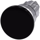 SIEMENS - SIE3SU10501BD100AA0 Pulsante a fungo, 22 mm, rotondo, in metallo lucido, colore nero, 40 mm