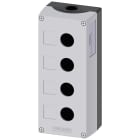 SIEMENS - SIE3SU18540AA000AB1 PULSANTIERA VUOTA GRIGIA 4 FORI