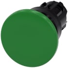SIEMENS - SIE3SU10001BD400AA0 Pulsante a fungo, 22 mm, rotondo, in plastica, colore verde, 40 mm