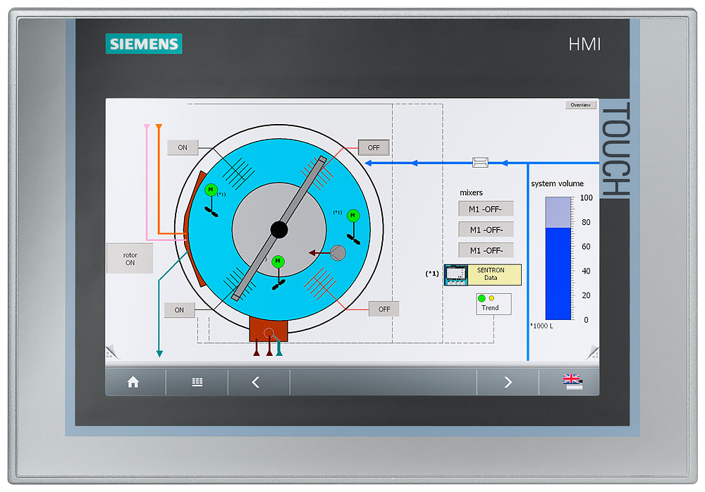 SIEMENS - SIE6AG11240JC014AX0 SIPLUS HMI TP900 COMFORT