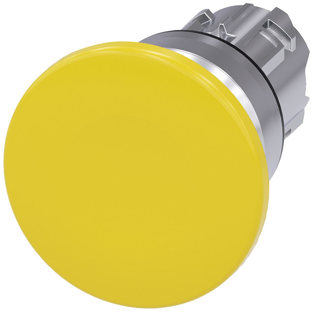 SIEMENS - SIE3SU10501BD300AA0 PULS. FUNGO GIALLO 40MM MET