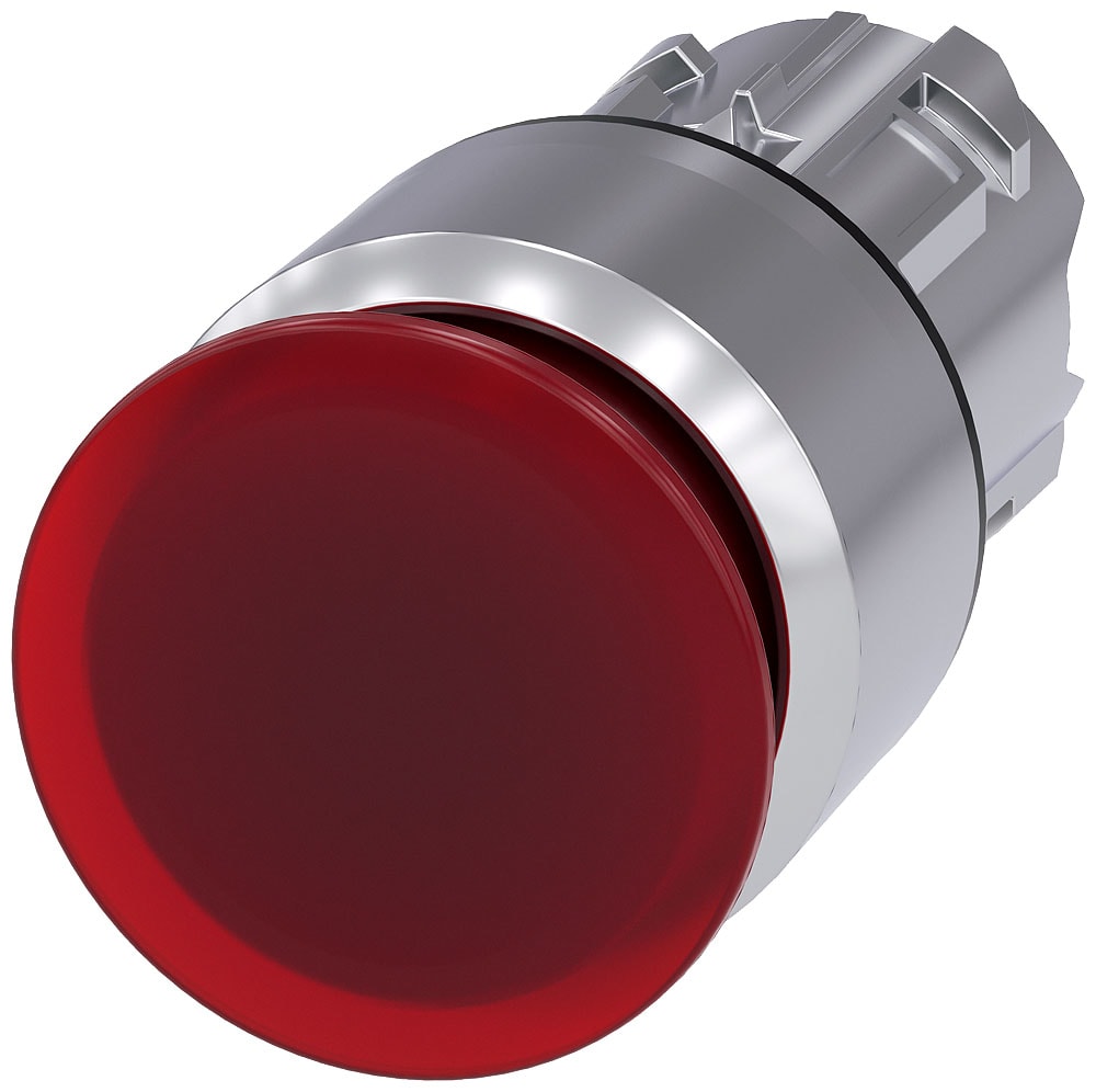 SIEMENS - SIE3SU10511AA200AA0 PULS.LUM.FUNGO ROSSO SBLOC. TRAZ. 30MM