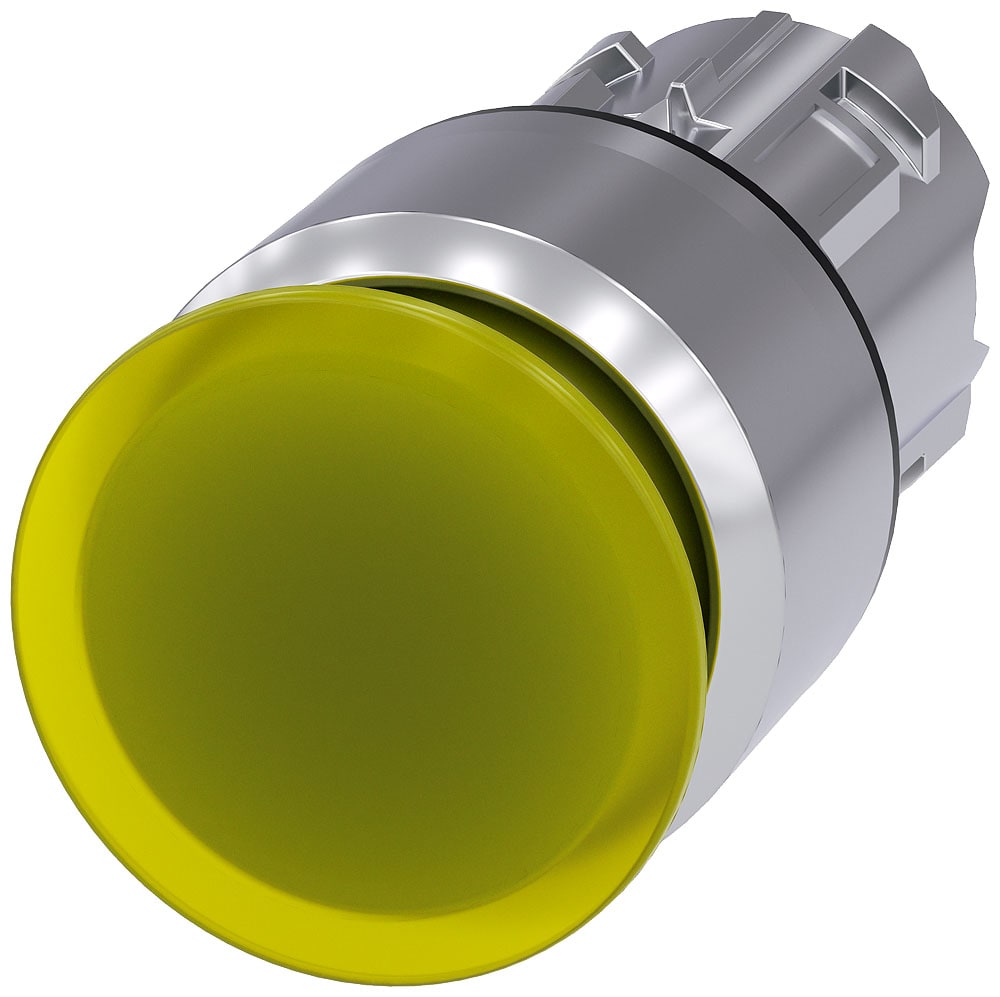 SIEMENS - SIE3SU10511AA300AA0 PULS.LUM.FUNGO GIALLO SBLOC. TRAZ. 30MM