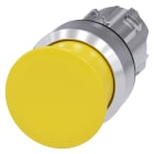 SIEMENS - SIE3SU10501AD300AA0 PULS. FUNGO GIALLO 30MM MET