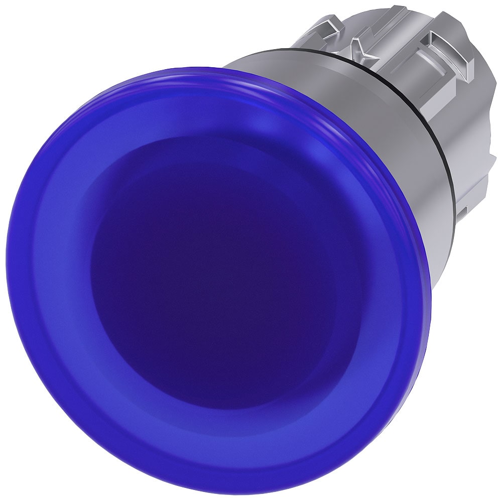 SIEMENS - SIE3SU10511BA500AA0 PULS.LUM.FUNGO BLU SBLOC. TRAZ. 40MM