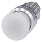 SIEMENS - SIE3SU10511AD600AA0 PULS.LUM.FUNGO BIANCO 30MM