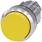 SIEMENS - SIE3SU10500BB300AA0 Pulsante, 22 mm, rotondo, in metallo lucido, colore giallo, bottone