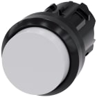 SIEMENS - SIE3SU10000BB600AA0 Pulsante, 22 mm, rotondo, in plastica, colore bianco, bottone