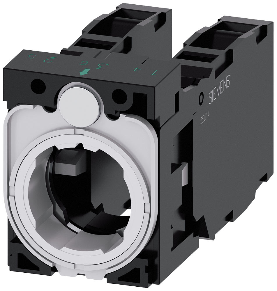 SIEMENS - SIE3SU15001AA101LA0 HOLDER PLAST. 2X(1NO+1NC) VITE