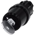 SIEMENS - SIE3SU10005PC010AA0 Selettore a chiave Siemens, B, 22 mm, rotondo, in plastica, estrazione chiave O