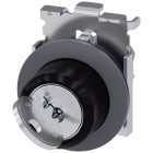 SIEMENS - SIE3SU10604LF010AA0 Selettore a chiave RONIS, 30 mm, rotondo, in metallo opaco, estrazione chiave O