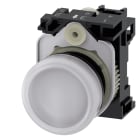 SIEMENS - SIE3SU11026AA601AA0 IND.LUM.BIANCO LENTE LISCIA LED 24V UC