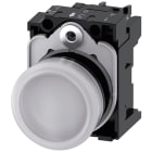 SIEMENS - SIE3SU11026AA601AA0 IND.LUM.BIANCO LENTE LISCIA LED 24V UC