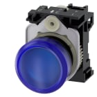 SIEMENS - SIE3SU11026AA501AA0 IND.LUM.BLU LENTE LISCIA LED 24V UC