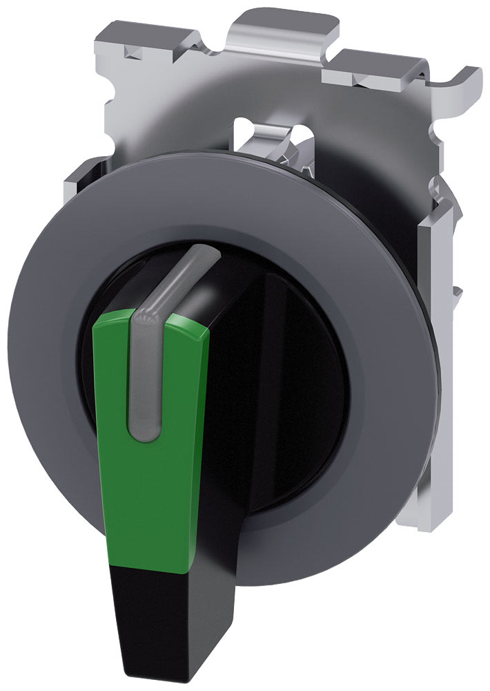 SIEMENS - SIE3SU10622EL400AA0 SEL LUM LEV LUNG VERD 3POS MANT 30MM