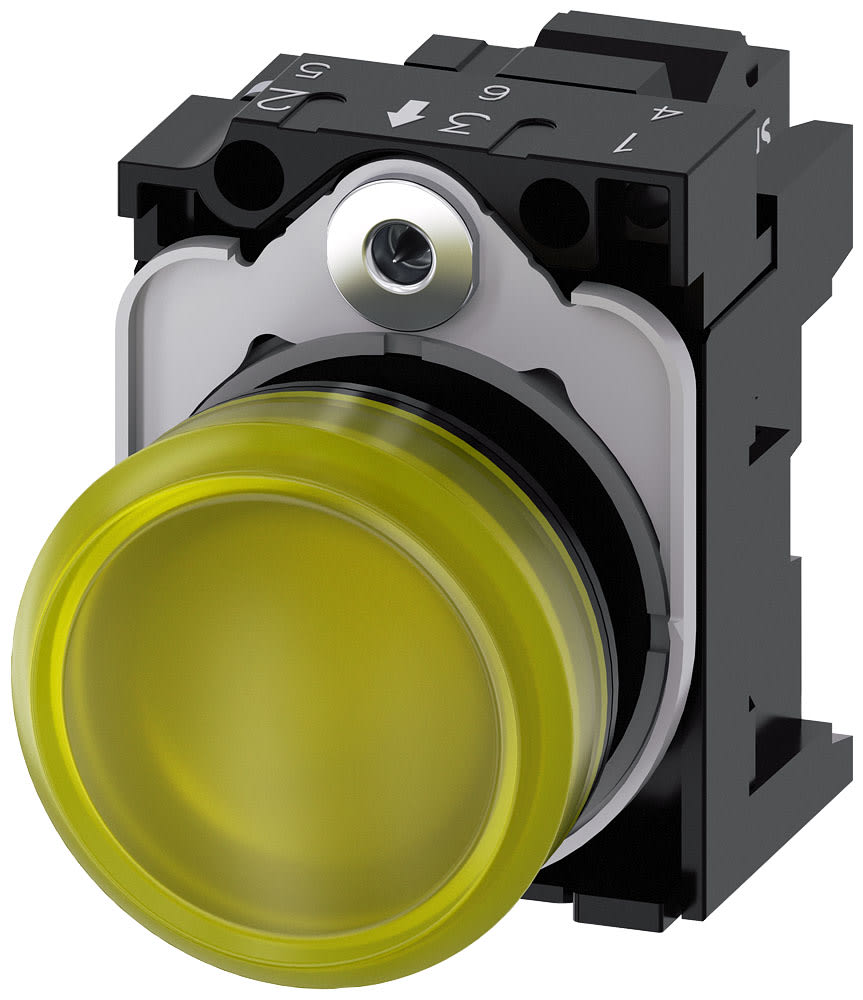 SIEMENS - SIE3SU11036AA303AA0 IND.LUM.GIALL.LENTE LISC.MOLL.LED 110V A