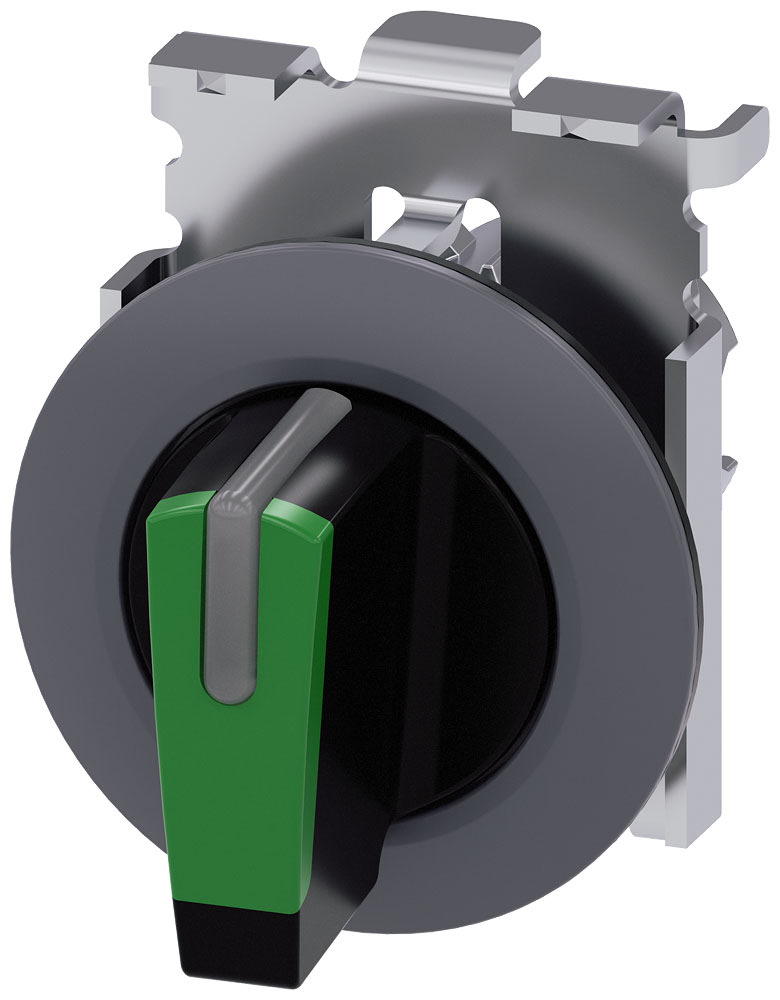 SIEMENS - SIE3SU10622DL400AA0 SEL.LUM.LEVA VERDE 3POS MANT 30MM