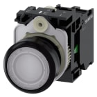 SIEMENS - SIE3SU11020AB601BA0 PULS.LUM.PIATTO BIANCO LED 24V UC 1NA