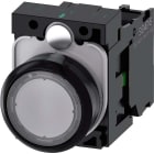 SIEMENS - SIE3SU11000AB701BA0 Pulsante, 22 mm, rotondo, in plastica, trasparente, bottone, 1NO