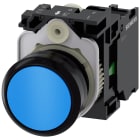 SIEMENS - SIE3SU11000AB501BA0 Pulsante, 22 mm, rotondo, in plastica, colore blu, bottone, 1NO