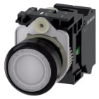 SIEMENS - SIE3SU11030AB603BA0 PULS.LUM.PIATTO BIANCO MOLLA 110V AC 1NA