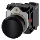 SIEMENS - SIE3SU11000AB103CA0 PULS. PIATTO NERO MOLLA 1NC