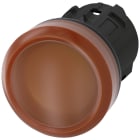 SIEMENS - SIE3SU10016AA000AA0 Indicatore luminoso, 22 mm, rotondo, in plastica, colore ambra, gemma, liscia