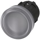 SIEMENS - SIE3SU10016AA700AA0 Indicatore luminoso, 22 mm, rotondo, in plastica, trasparente, gemma, liscia