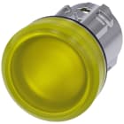 SIEMENS - SIE3SU10516AA300AA0 Indicatore luminoso, 22 mm, rotondo, in metallo lucido, colore giallo, gemma, liscia