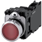 SIEMENS - SIE3SU11520AB203FA0 PULS.LUM.MET.ROSSO MOMENT 1NO+1NC LED24V