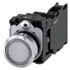 SIEMENS - SIE3SU11520AB703FA0 PULS.LUM.MET.TRAS MOMEN.1NO+1NC LED24V M