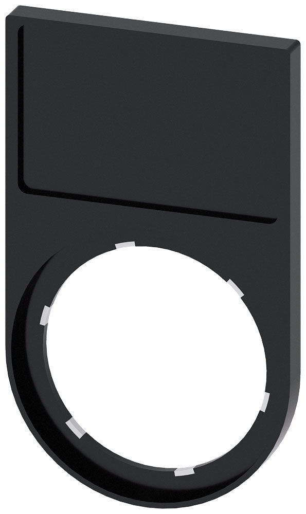 SIEMENS - SIE3SU19000AH100AA0 PORTA TARGH. 17,5X27MM SERIE ROT. PIATTA