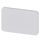 SIEMENS - SIE3SU19000AD700AA0 TARGH.ADES.NERA 17,5X27MM NEUTRA