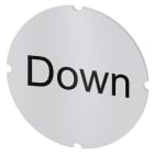 SIEMENS - SIE3SU19000AB710DM0 INSERTO TRASP. X PULS. SCRITTA DOWN