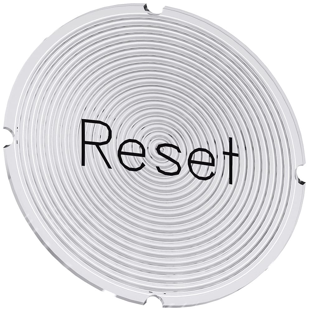 SIEMENS - SIE3SU19000AB710DU0 INSERTO TRASP. X PULS. SCRITTA RESET