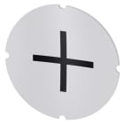 SIEMENS - SIE3SU19000AB710QX0 INSERTO TRASP. X PULS. SIMBOLO +