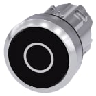SIEMENS - SIE3SU10500AB100AD0 PULS. PIATTO NERO SCRITTA O