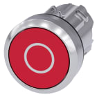 SIEMENS - SIE3SU10500AB200AD0 PULS. PIATTO ROSSO SCRITTA O
