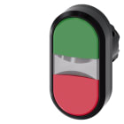 SIEMENS - SIE3SU10013AB420AA0 PULS.LUM.DOPPIO PIATTO VERDE-ROSSO