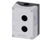 SIEMENS - SIE3SU18020AA000AB1 PULSANTIERA VUOTA GRIGIA 2 FORI