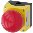 SIEMENS - SIE3SU18512NG002AA2 Pulsantiera per dispositivi di comando, 22 mm, rotondi, materiale della custodia: metallo, parte superiore della pulsantiera colore giallo