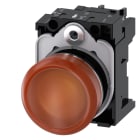 SIEMENS - SIE3SU11526AA001AA0 IND.LUM.AMBRA LENTE LISCIA LED 24V UC
