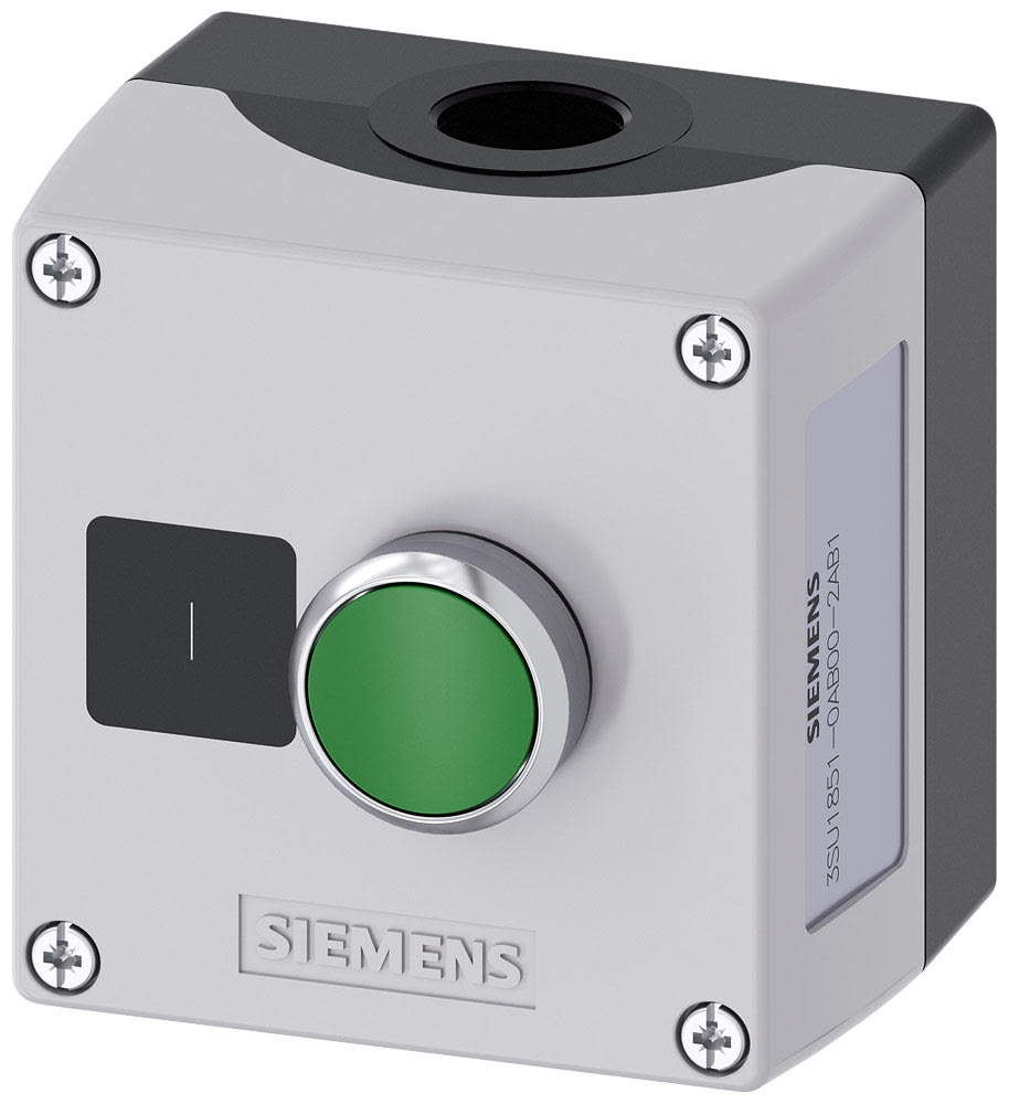 SIEMENS - SIE3SU18510AB002AB1 PULS.1 FOR GRIGIA,PULS.VERDE 1NA,TARGH.I