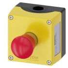SIEMENS - SIE3SU18510NA002AA2 PULSANT.F.EMERG 1FORO 1NC SENZ COL